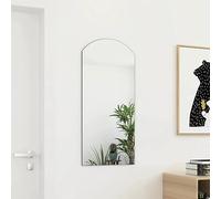 vidaXL Mirror Home Living Room Bedroom Dressing Room Bathroom Washroom Decor Modern Wall-Mounted Hanging Wall Mirror 90x45 cm Glass