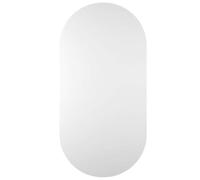 vidaXL Mirror Home Living Room Bedroom Dressing Room Bathroom Washroom Decor Modern Wall-Mounted Hanging Wall Mirror 100x50 cm Glass