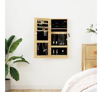 vidaXL Mirror Jewellery Cabinet Wall Mounted 30x8.5x67 cm