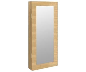 vidaXL Mirror Jewellery Cabinet Wall Mounted 30x8.5x67 cm