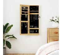 vidaXL Mirror Jewellery Cabinet Wall Mounted 30x8.5x90 cm