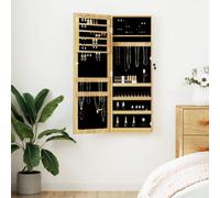 Vidaxl Mirror Jewellery Cabinet Wall Mounted 37.5X10X106 Cm