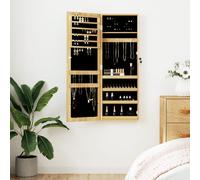 vidaXL Mirror Jewellery Cabinet Wall Mounted 37.5x10x106 cm