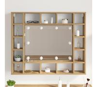 vidaXL Mirror Lights White 4.5 x 4.5 x 4.8 cm Plastic