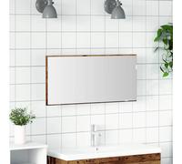 vidaXL Mirror Old wood 80 x 37 cm Glass and Engineered Wood