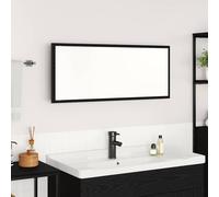 vidaXL Mirror Wall-mounted Black Oak 90 x 8.5 x 37 cm Engineered Wood