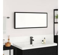 vidaXL Mirror Wall-mounted Black Oak 90 x 8.5 x 37 cm Engineered Wood