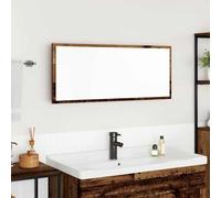 vidaXL Mirror Wall-mounted Old Wood 90 x 8.5 x 37 cm Engineered Wood