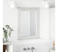 Mirror Rectangular with Mirror VIGO Solid pine wood Bathroom Indoor vidaXL