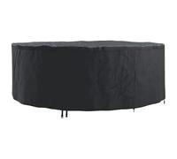 vidaXL Modern 210D Fabric Outdoor Furniture Cover, 244 x 85 cm, Black, Waterproof and Anti-UV, Ideal for Protecting Your Furniture in Spring and Autumn with The Terrace Garden Protector Against the
