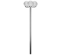 vidaXL Garden Lamp Post 3 Lamps Outdoor Terrance Standing Lighting Fixture