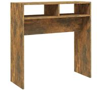 Vidaxl Console Table Smoked Oak 78X30X80 Cm Engineered Wood