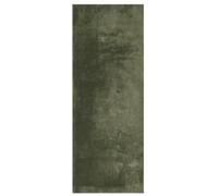 vidaXL Modern Forest Green Short Pile Rug - Soft, Non-Slip, Machine Washable, Suitable for Underfloor Heating - 80 x 200 cm, Polyester Material