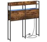 vidaXL Modern headboard - A stylish piece of furniture for your bedroom with a storage frame. Practical, it is a bedside organizer with integrated light.