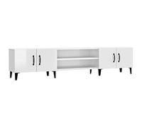 (high gloss white) vidaXL TV Cabinet TV Stand TV Unit Media Cabinet Sideboard Engineered Wood