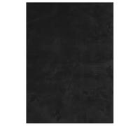 vidaXL Modern Soft and Fluffy Short Pile Rug - Machine Washable, Non-Slip Backing, Suitable for Underfloor Heating, 240x340 cm in Black
