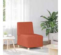 vidaXL Modular Sofa Unit Armless Orange 55 x 74 x 82 cm