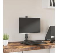 vidaXL Monitor Mount Black Steel VESA 75/100 mm
