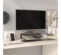 vidaXL Monitor Stand Black 37x28x11.5 cm