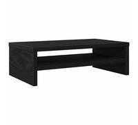 vidaXL Monitor Stand Black Oak 42x24x13 cm Engineered Wood monitor desk mount