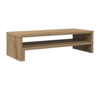 vidaXL Monitor Stand - Computer Display Riser - Artisian Oak/Brown - Engineered Wood - 54x22x15 cm - Improved Viewing Comfort & Ample Storage