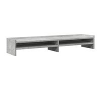 vidaXL Monitor Stand Computer Monitor Riser Concrete Grey Engineered Wood