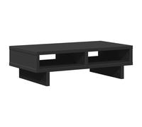 vidaXL Monitor Stand Computer Stand Display Riser Stand Black Engineered Wood