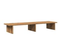 vidaXL Monitor Stand Artisian Oak 100x27x15 cm Engineered Wood