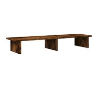vidaXL Monitor Stand Computer Stand Display Stand Smoked Oak Engineered Wood
