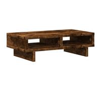 vidaXL Monitor Stand Computer Stand Display Stand Smoked Oak Engineered Wood