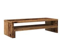 vidaXL Monitor Stand Computer Stand Display Stand Old Wood Engineered Wood