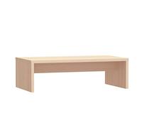 vidaXL Monitor Stand in Solid Pine Wood - Practical and Decorative Addition to Workspace - Sturdy Construction - Sleek and Ergonomic Design