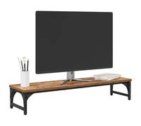 vidaXL Monitor Stand Old Wood 85 x 23 x 15.5 cm Engineered Wood