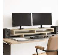 Monitor Stand Desk Riser Computer Stand Display Stand Engineered Wood vidaXL