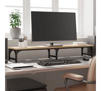 vidaXL Monitor Stand Sonoma Oak 105x23x15.5 cm Engineered Wood