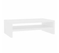Vidaxl Monitor Stand White 42X24X13 Cm Engineered Wood, White