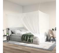 vidaXL Mosquito Net for Bed 156 Mesh 3 pcs White Polyester
