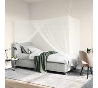 vidaXL Mosquito Net for Bed 156 Mesh 3 pcs White Polyester