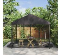 vidaXL Mosquito Net for Gazebo 220 mesh Black 4.5 x 3 x 2 m Polyester