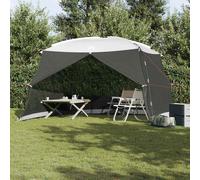 vidaXL Mosquito Tent Grey 380 x 380 x 225 cm Polyester and Fiberglass