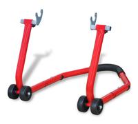 vidaXL Motorcycle Rear Stand Red