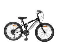 vidaXL Mountain Bike 20'' 6-Speed for 5-8 Years Old Black