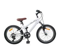 vidaXL Mountain Bike 20 Inches 6-Speed for 5-8 Years Old White