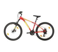 vidaXL Mountain Bike 21 Speed 27.5 inch Wheel 38 cm Red