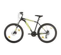 vidaXL Mountain Bike 21 Speed 27.5 inch Wheel 42 cm Black Outdoor Bicycle