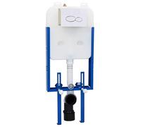 vidaXL Mounting Frame White Steel