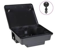 vidaXL Mouse Traps 4 pcs Black 23x19x9.5 cm