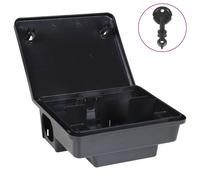 vidaXL Mouse Traps 6 pcs Black 23x19x9.5 cm