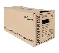 vidaXL Moving Box 20 pcs Beige 59 x 31.5 x 31.5 cm Cardboard, Living Room Storag