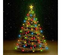 vidaXL Multi-Coloured PVC LED Tree Net Lights - 150 High-Powered LEDs - Eight Different Lighting Effects - 5m Extension Cable - Indoor/Outdoor Christmas Decorations